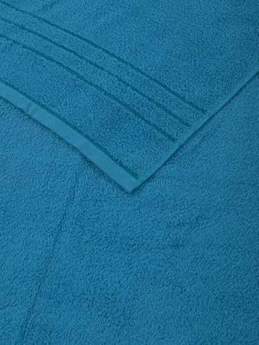 Image of Monte Carlo Essential 100% Cotton Small Bath Towel | 340 GSM Ultra Lightweight & Quick Dry | Soft Absorbent Compact Towel 60x120 cm | Bathroom Towel for Gym, Travel & Daily Use (Soho) | Perriwinkle