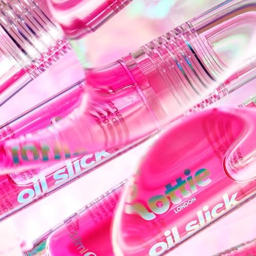 Lottie London Oil Slick in Extra Cherries, Nourishing & Hydrating Lip Oil Infused with Vitamin E, Vitamin B, Almond Oil and Jojoba Oil, for a Non-sticky & Glossy Finish - Image 6