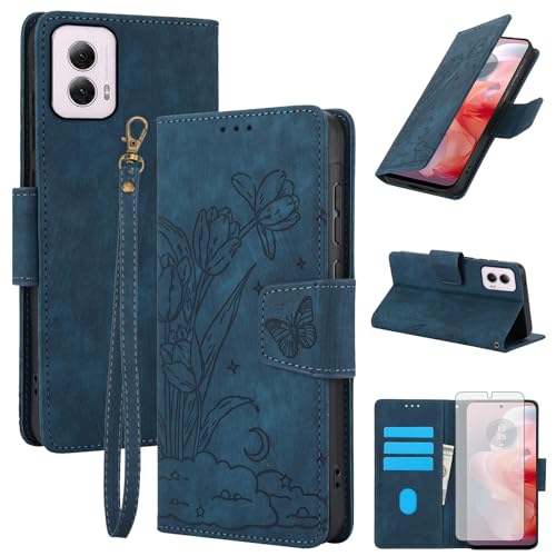 Coque Moto G Power 5G 2024 Anti-Choc Asuwish SY002QB avec Bords Surélevés
