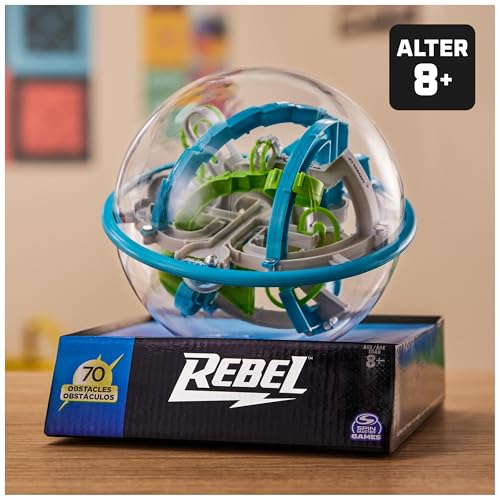Spin Master Games Perplexus Rebel, 3D-Kugellabyrinth mit 70 Hindernissen - für fingerfertige Perplexus-Fans ab 6 Jahren