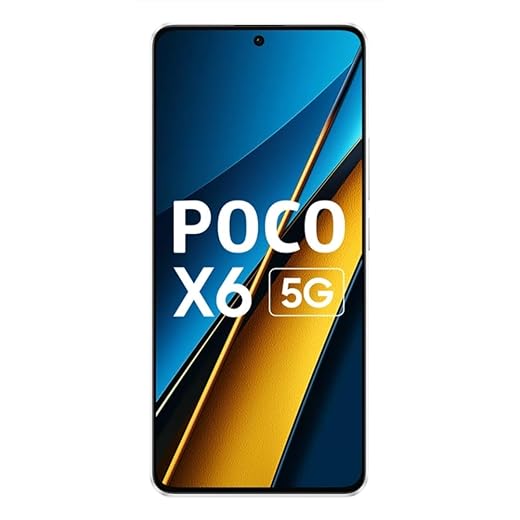 POCO X6 5G (Mirror Black, 12 GB RAM 512 GB Storage)