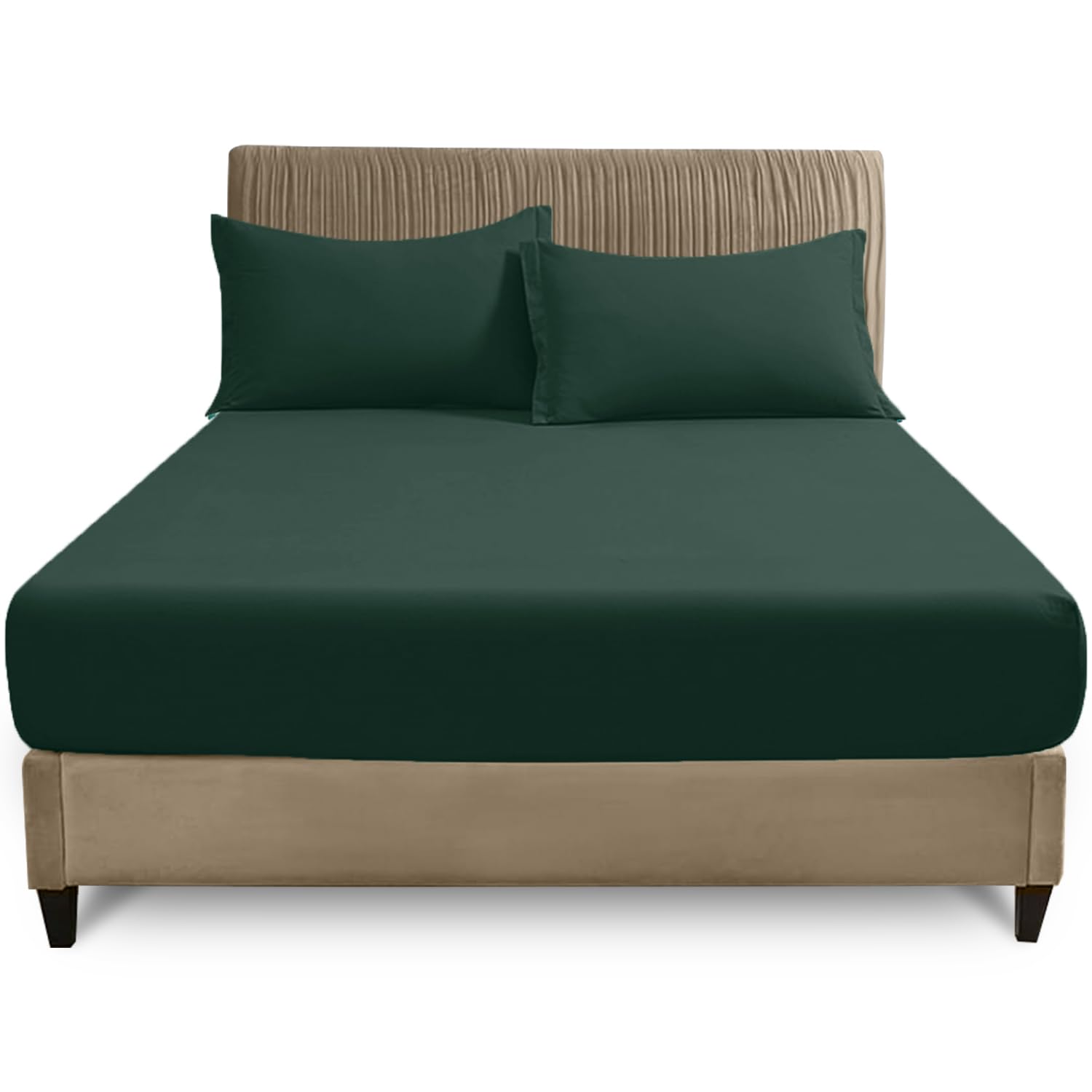 Fitted Sheet, Dark Green
