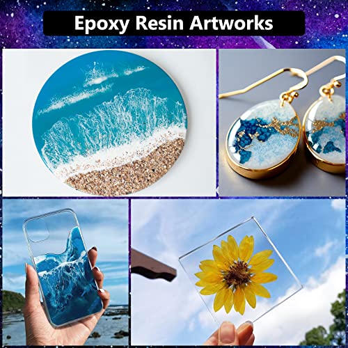 image for KISREL Epoxy Resin 32OZ - Crystal Clear Epoxy Resin Kit - No Yellowing