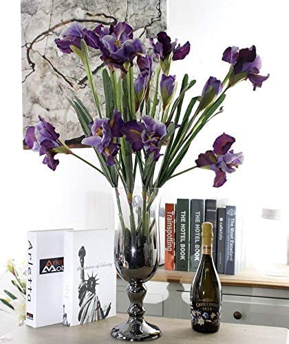 Fleurs artificielles d'iris pour une décoration de table de mariage chic et raffinée - 7