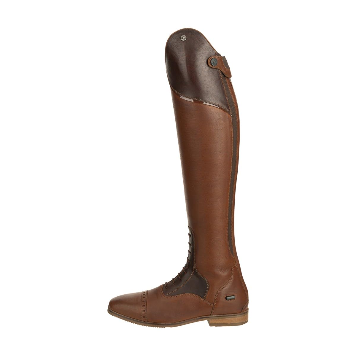 SUEDWIND FOOTWEAR Leder Reitstiefel für Damen Florentina Tall – Lederstiefel zum Reiten – Stiefel mit Schnürung, Lederfutter, YKK Zipper & Ortholite-Einlegsohle – braun – Gr. 38-41