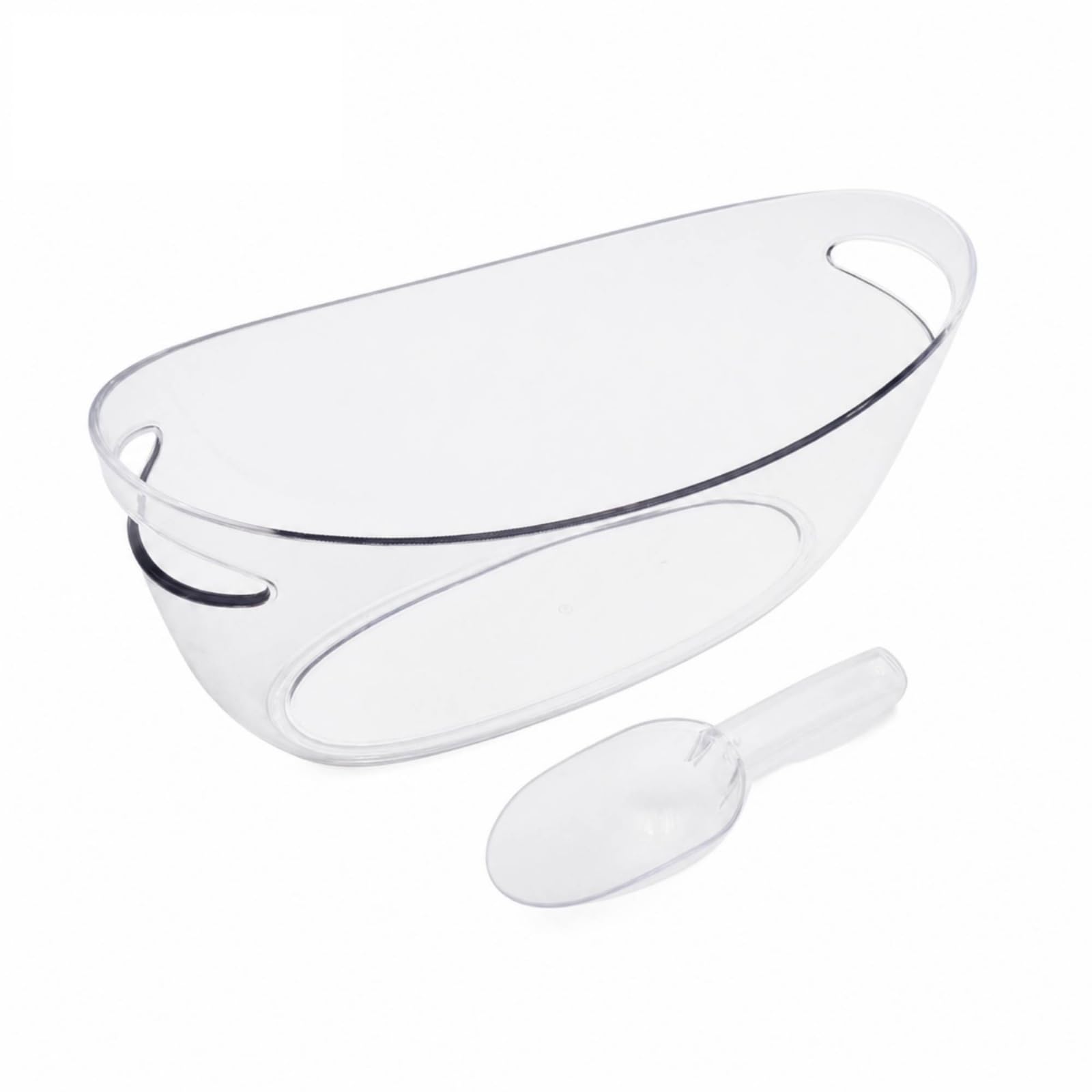 Seau à Bouteilles Étanche Seau à Glace, size to 2, style to 2 | Transparent, En Plastique, pour espaces événementiels, Professionnels