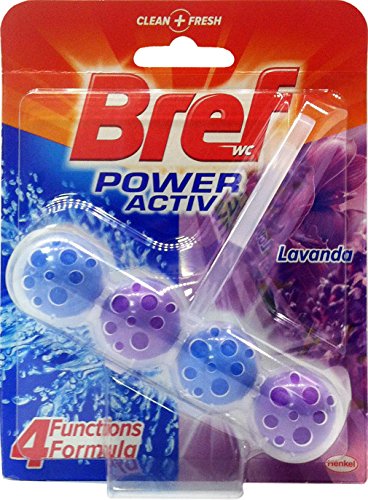10 x BREF Wc Power Activ Tavoletta Lavanda 50