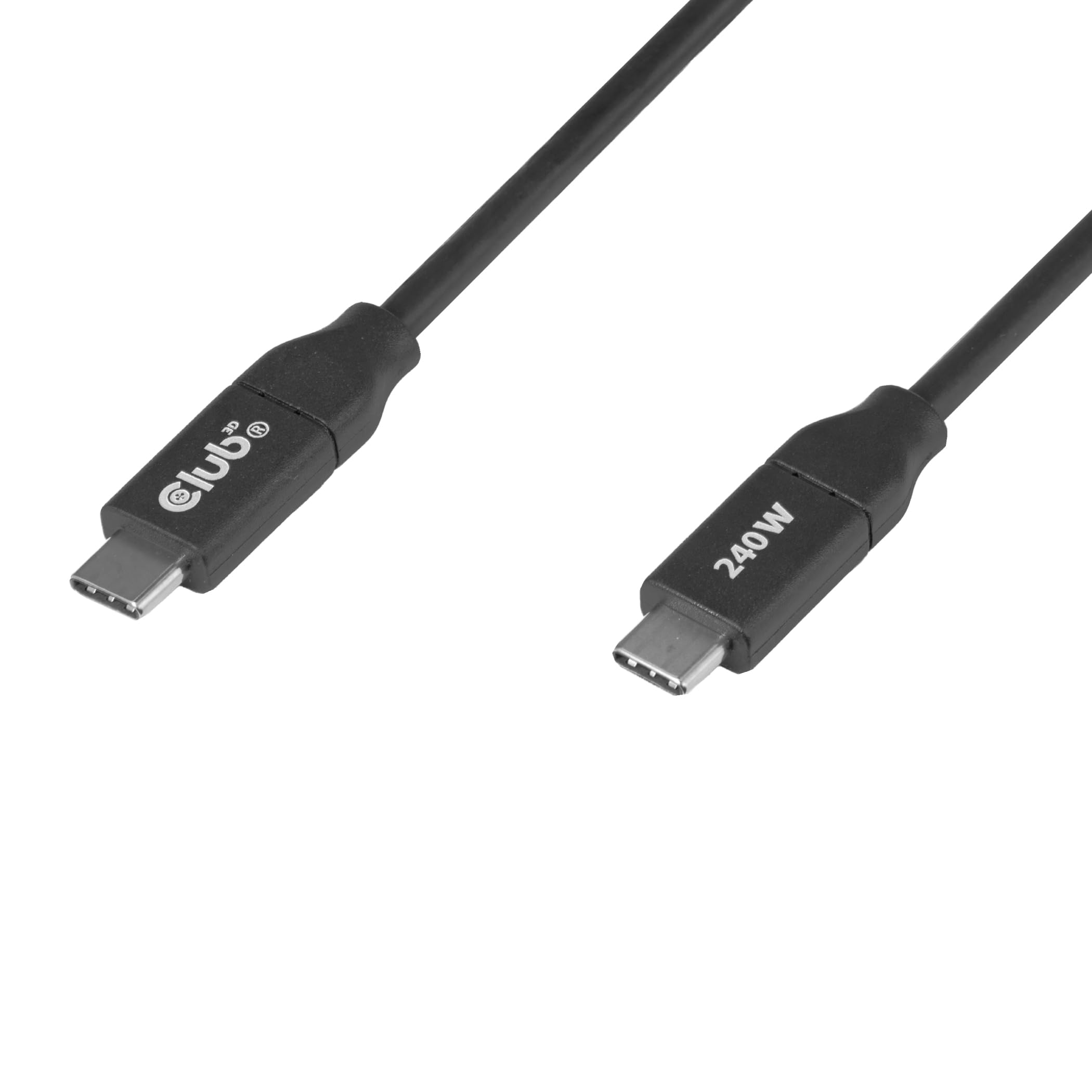 Club 3D Club3d 240W Pd Usb Type-C Cable - No Data 2M Black Cac-2506
