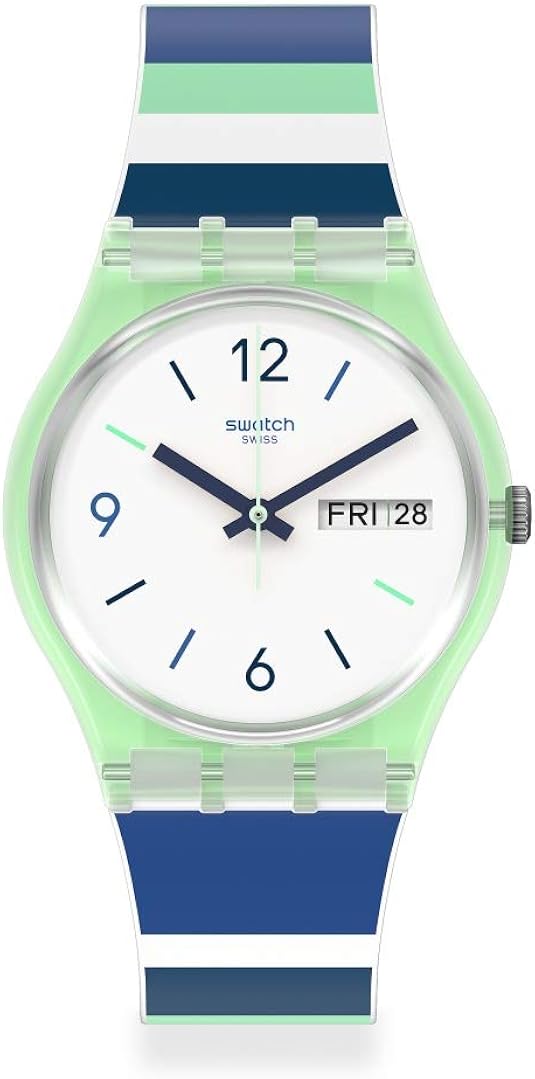 Swatch Cebra cielo verde Verde Reloj estándar