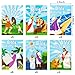 BZaber Bible Religious Easter Coloring Books - 24Pcs Bible Kids DIY Art Drawing Book with Jesus Bible Pattern Color Booklets for Toddlers Birthday Party Favors Goodie Bag Filler