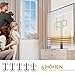 Universal schwenkbarer TV-Ständer/Tischfuß TV-Ständer 40 bis 86 Zoll TVs 110 Grad schwenkbar, 5 Stufen höhenverstellbars, hält bis zu 132lbs Bildschirme, HT04B-003P
