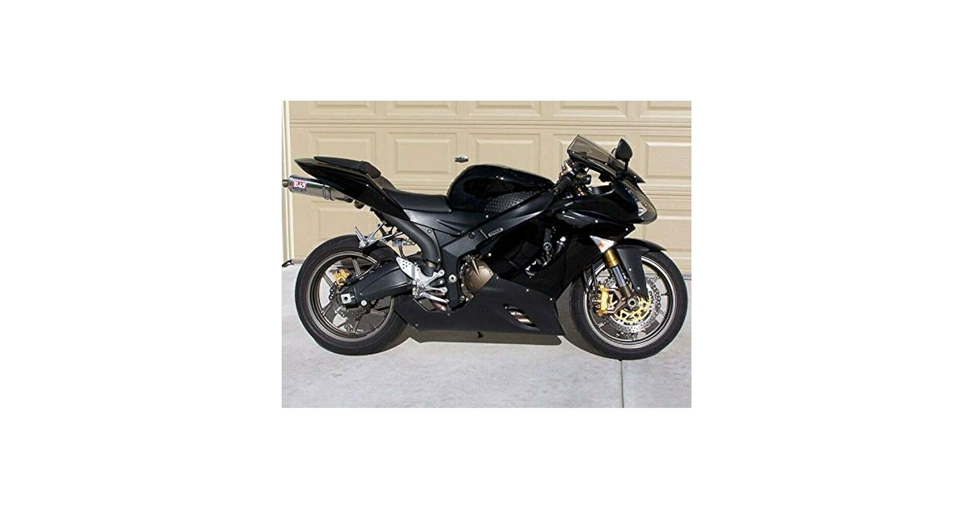 Lorababer ZX6R Gloss Matte Black Injection Fairing for 2005