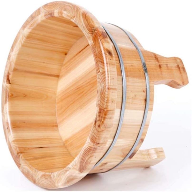 Cubo de Madera Natural para Spa de Pies 38x52 cm miniatura 6