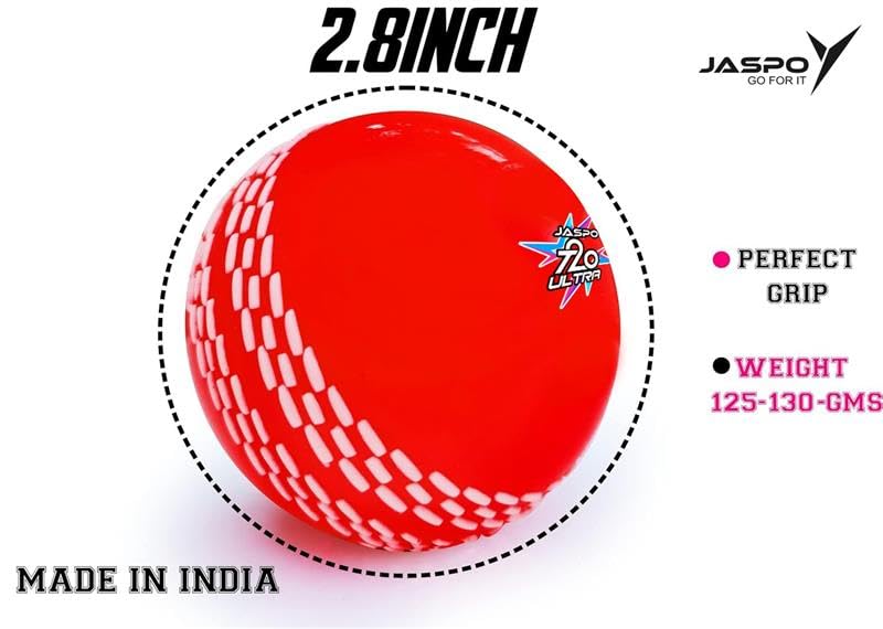jaspo Synthetic Rubber T-20 Plus Practice Cricket Ball Wind Balls