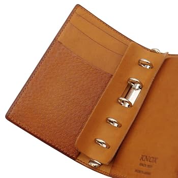 新品 オーセン システム手帳 ミニ5サイズ 11ミリ　フラップ留め ブラウン 通販][送料無料] KNOX オーセン システム手帳 フラップ留め
