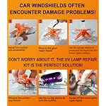 Windshield Chip Repair Kit, Windshield Repair Kit for Chips and Cracks, Rock Chip Repair Kit Windshield, with Pressurizing Device, for Repairing All Types of Automotive Windshield (Pink) - Image 6
