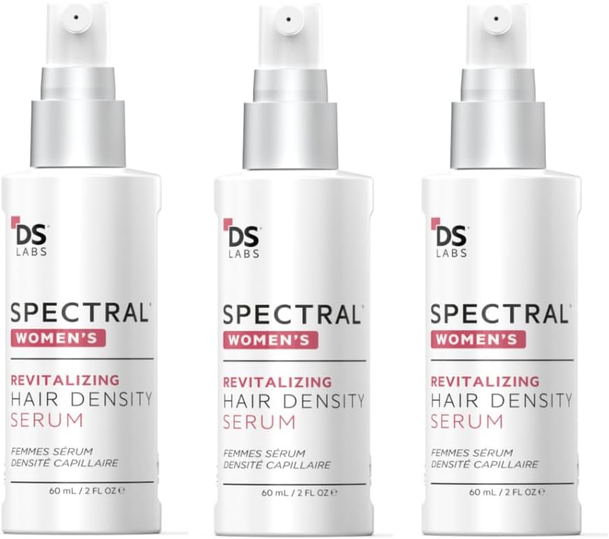 Spectral.CSF Hair Thickening, Strengthening Hair Serum for Women - Supports Hair Growth, Minimizes Shedding, Experience Thicker, Fuller, Stronger Hair (2 fl oz) - Pack of 3
