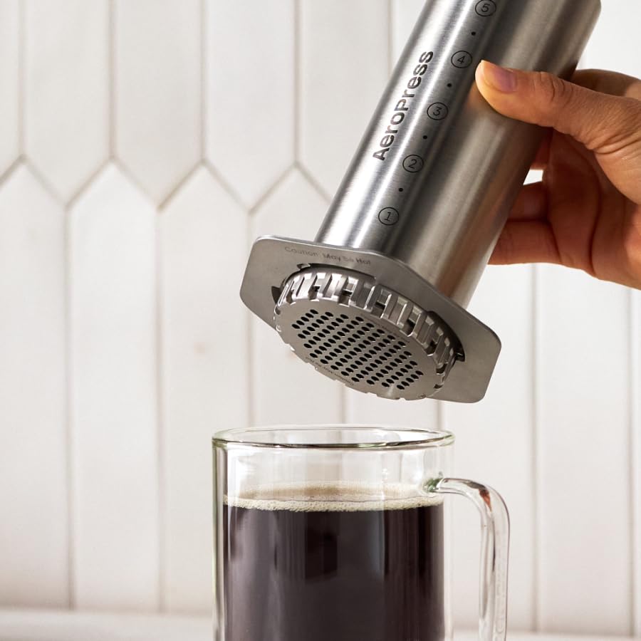 AeroPress Coffee Maker - Steel