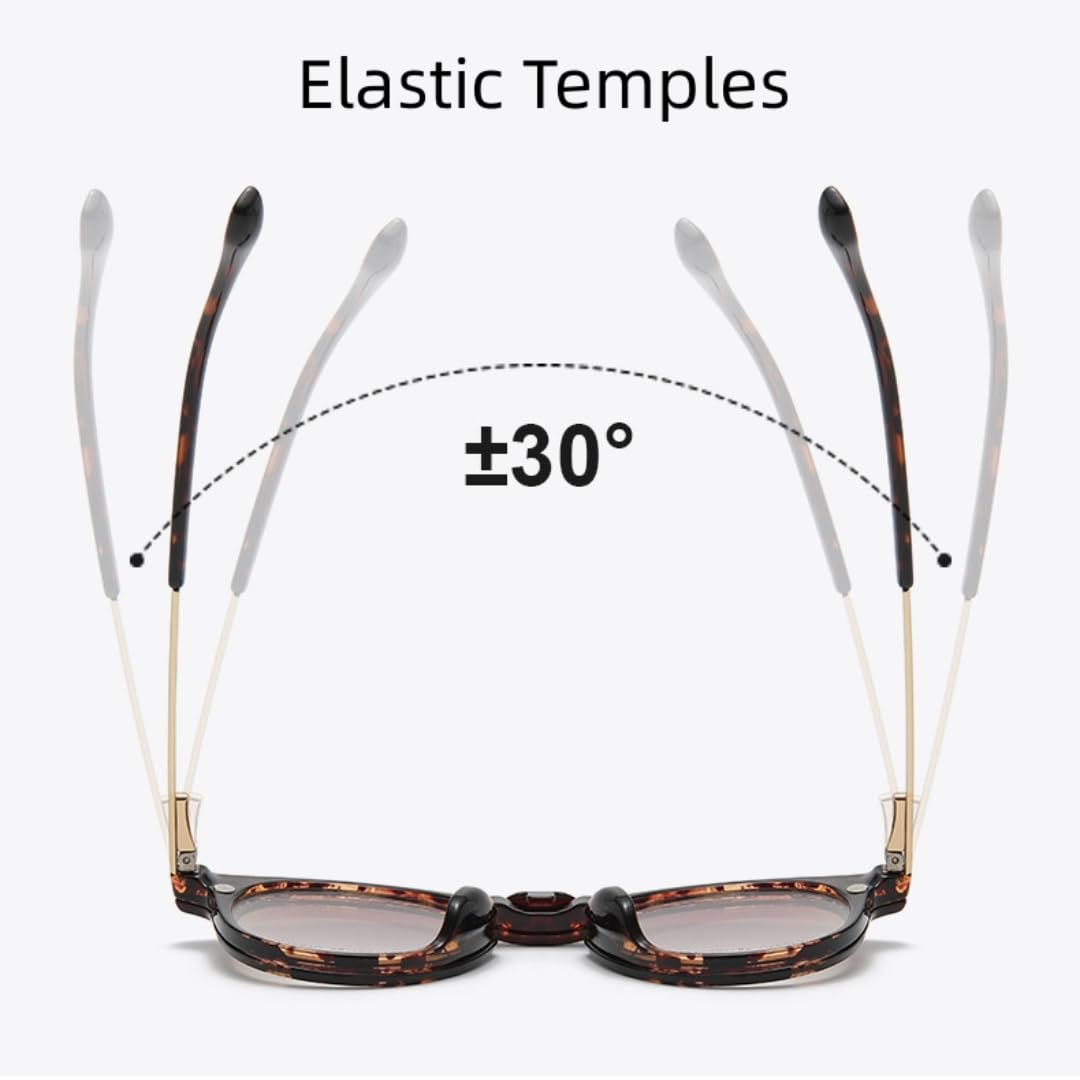 Ultralekkie, okrągłe, magnetyczne okulary przeciwsłoneczne Tr90 w stylu retro dla mężczyzn i kobiet