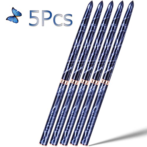 Ycyan 5Pcs Nail Art Liner Brushes Uv Gel Polish Painting Drawing Nail Design Brush Set Professional Nail Art Tools For Salon And Home Diy Manicure Size 7/9/11/15/25Mm #TOP6