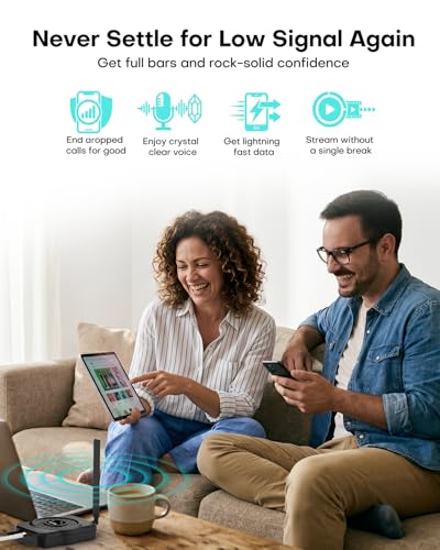 Image of ZORIDA Cell Phone Signal Booster for All US Carriers, Boosts 5G 4G LTE 3G, Cell Phone Booster 72dB High Gain Antennas, Cellular Signal Booster Verizon, AT&T, T-Mobile, App Support FCC Approved