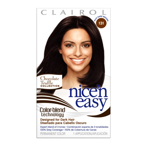 Clairol Nice 'n Easy Color, 131 Rich Dark Brown Pack de 3