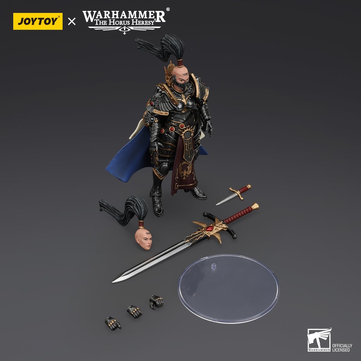 JOYTOY Warhammer 40k 1/18 figurka siostry ciszy rycerz dowódca Jenetia Krole 10,8 cm kolekcjonerskie prezenty, zabawki dla dzieci w wieku od 15 lat i dorosłych