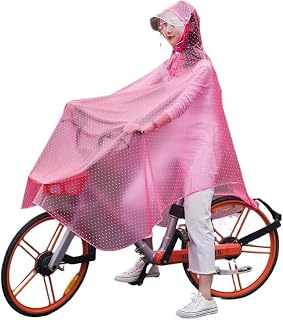 4 impermeables transparentes for bicicleta y motocicleta, resistentes al viento, gruesos for exteriores Para Viajes Excursionismo