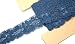 JLIKA Stretch Lace Elastic - 12 Yards - 1 Inch Wide - Trim Lace for Headbands Weddings (Navy)