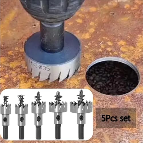 Set de 5 brocas sierra con punta de carburo HSS miniatura 2