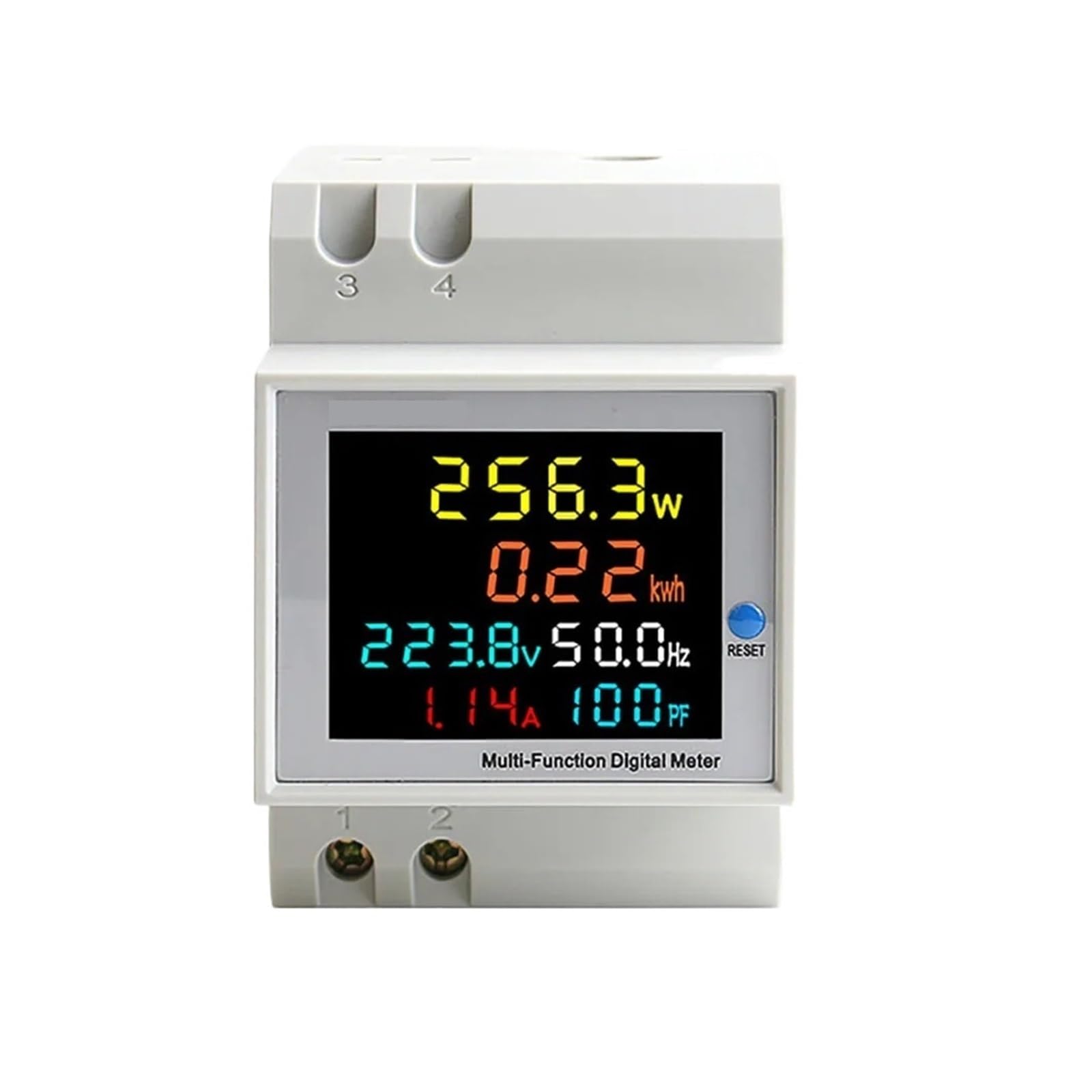 Energy Meter Volt Voltage Current Power Factor(External Ct,AC40V-300V)