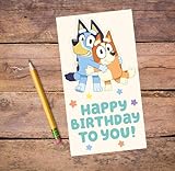 Bluey Birthday Card Happy Birthday to You! Bluey childrens birthday card unisex - Image 2