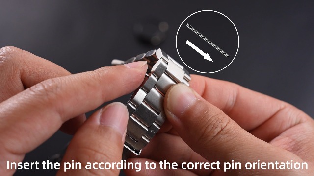 Correa metálica compatible Pixel Watch 2 de acero inoxidable miniatura 7