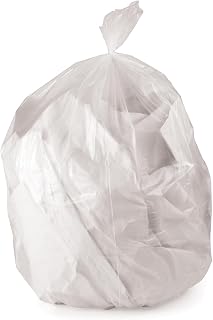 HBC Value Perfomance Can Liners 24"x23", Clear, 0.7Mil, 20/25 500ct, LLDPE Liners