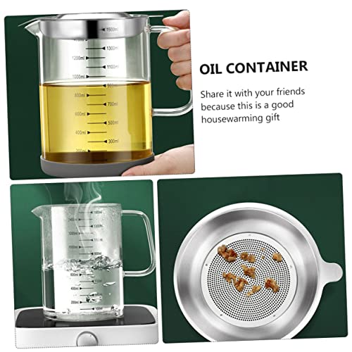 Huileur de verre en borosilicate HEMOTON pour cuisine