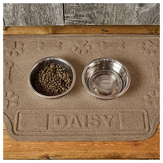 Orvis Paws and Bones Recycled Water Trapper Placemat / Only 18" X 28", Camel