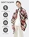 Passionbility Women's Fall Winter Scarfs for Women - Plaid Cozy Scarf Chunky Large Blanket Wrap Shawl Scarves