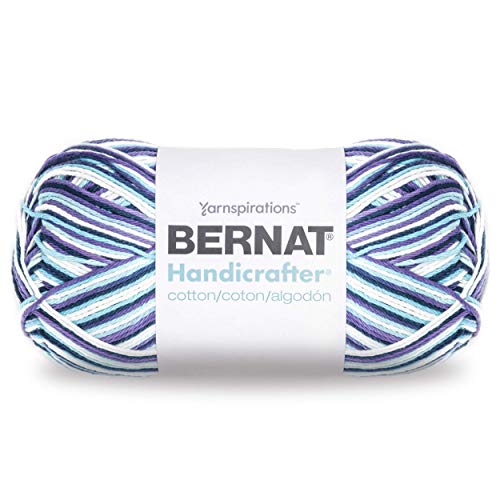 Bernat Handicrafter Cotton Yarn, Gauge 4 Medium Worsted, Moondance
