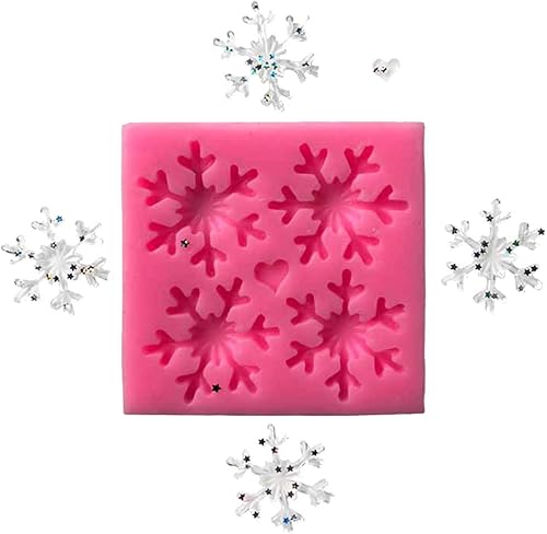 Miniatura 3 de 3 unids Navidad Papá Noel árbol caramelo ciervos trineo campana copo de nieve insecto gif para bricolaje pastel hornear fondant gota pegamento