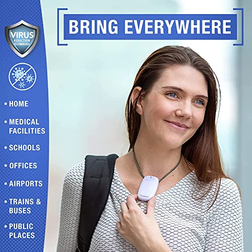 AirTamer-A315W-Advanced-Rechargeable-and-Portable-Air-Negative-Ion-Generator-Proven-Performance-White-with-Black-Leather-Travel-Case