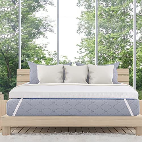 Memory Foam Mattress Topper Twin Xl-Gel Cooling Foam Mattress Topper With Ventilated Washable Fiber Cover,Certipur-Us Certified-2 Inch… #TOP1