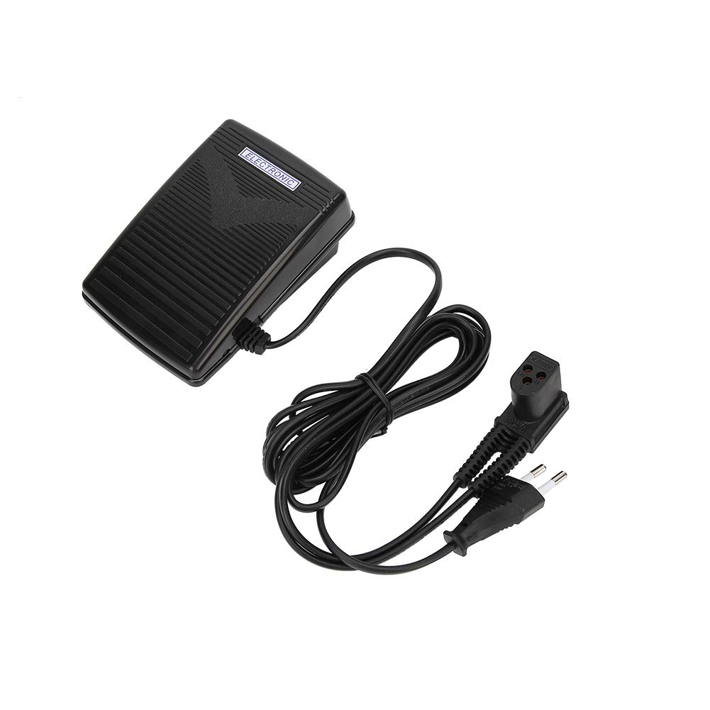 Pedale di Comando a Pedale, 220 V Plug Pedale di Comando a Pedale Universale con Cavo di Alimentazione per Macchina da Cucire Sing 974