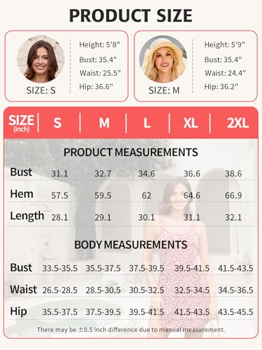 Image of V FOR CITY Womens Summer Dresses with Built in Bra Sundress | Double Spaghetti Strap Dress, 2 Pockets, Scoop Neck, Summer Vacation, Wedding Guest, Casual, Beach, Party, Birthday, Dating