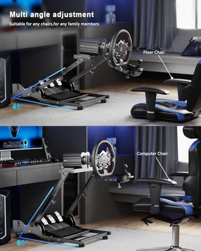 Image of Playtastic PXN-A10 Steering Wheel Stand, Foldable Racing Wheel Mount, Adjustable