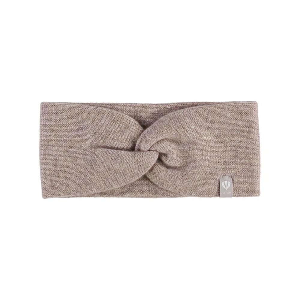 FRAAS Damen Stirnband aus Kaschmir - 24 x 10,5 cm - warmes Strickband mit Schleife