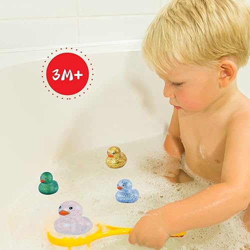 Miniatura 8 de Juguetes de pato de goma para el baño de niños y niñas, patos amarillos chirriantes y flotadores, patos amarillos a granel, patos jeep, baby shower,