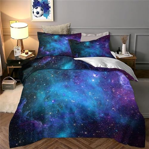 Parure de lit 3D espace pour une chambre cosy et moderne