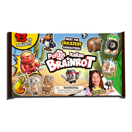 Bizak Brainrot Magic Squeeze, Figura Sorpresa Blandita Que Crece, 13 Modelos para Coleccionar, Juguete Sensorial (64496004)