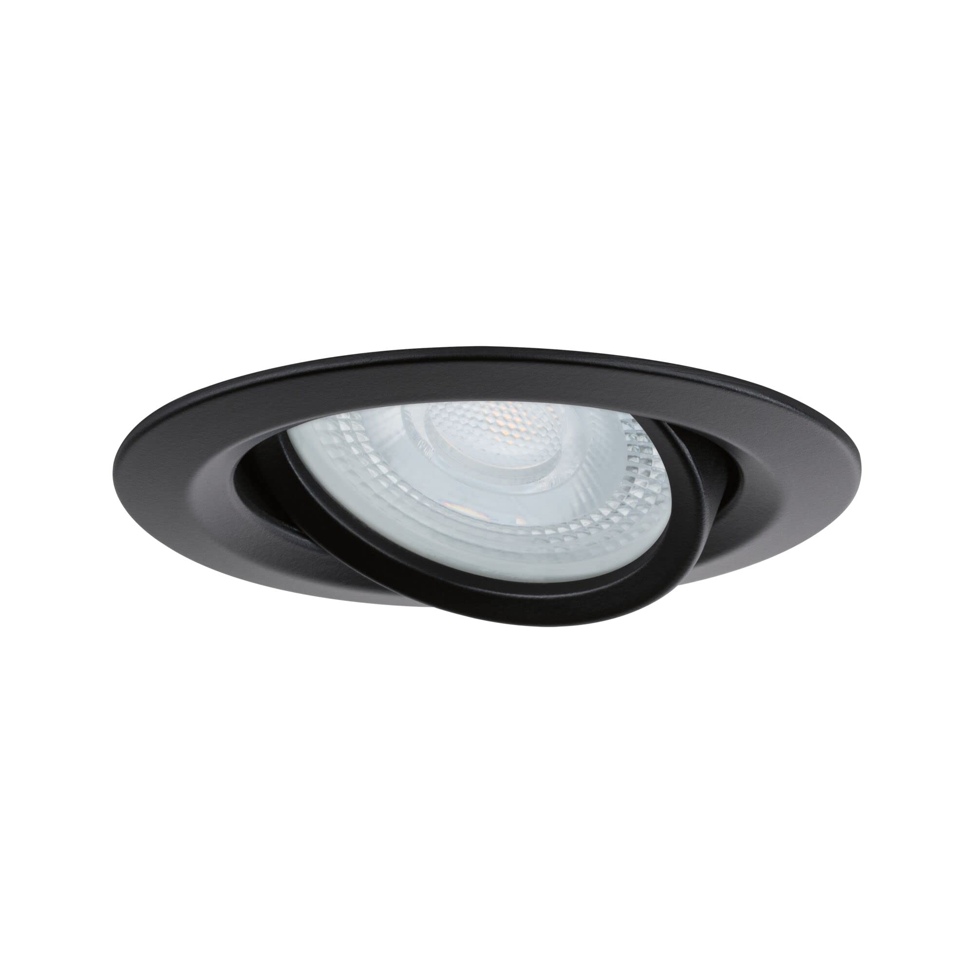 Paulmann 92460 oprawa wpuszczana Nova Plus IP65 wychylna okrągła maks. 35W możliwość ściemniania 93mm czarny mat alu. cynk GU5,3 / GU10 – bez żarówki