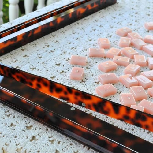Estantes acrílicos para mahjong que evitan caídas de azulejos 2
